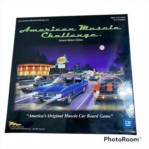 American Muscle Challenge Car Board Game NEW GM